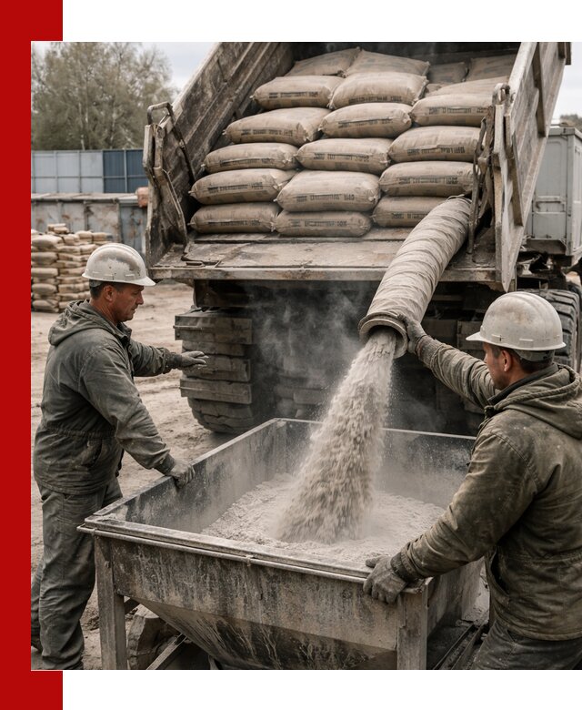 Доставка цемента М400 в Балашихе оптом и в розницу