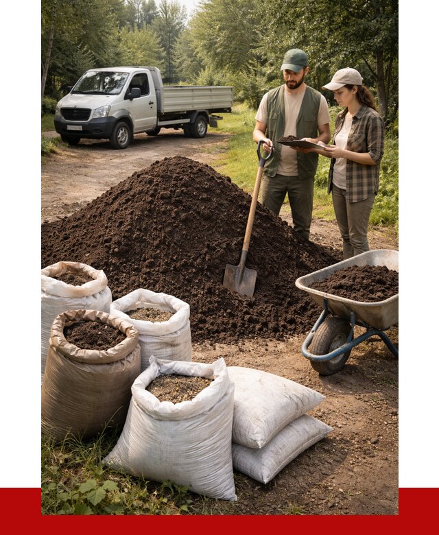 Купить грунт с доставкой в Балашихе от 4614 р. за м3 | ПРОНЕРУДБлш