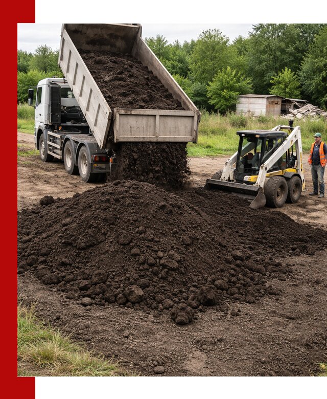 Поставка плодородной земли с доставкой самосвалом в Балашихе
