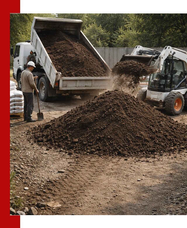 Доставка растительного грунта в Балашихе от производителя оптом и в розницу