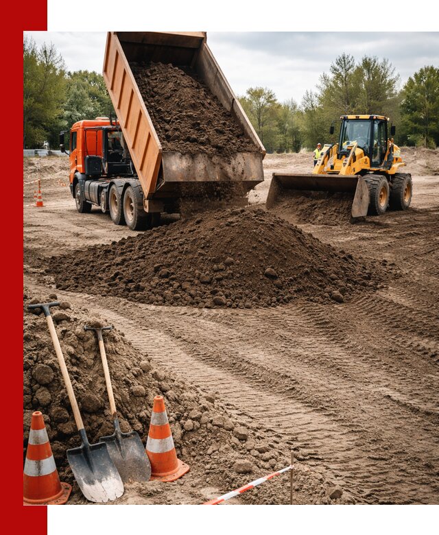 Поставка и доставка планировочного грунта в Балашихе