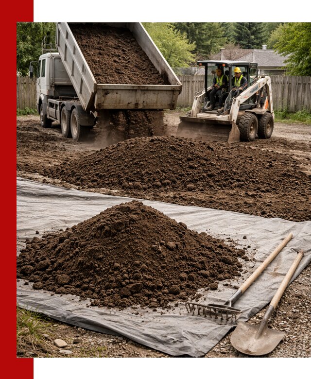 Грунт для отсыпки участка с доставкой в Балашихе