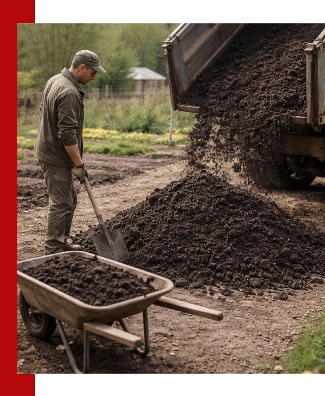 Доставка качественной земли для огорода в Балашихе