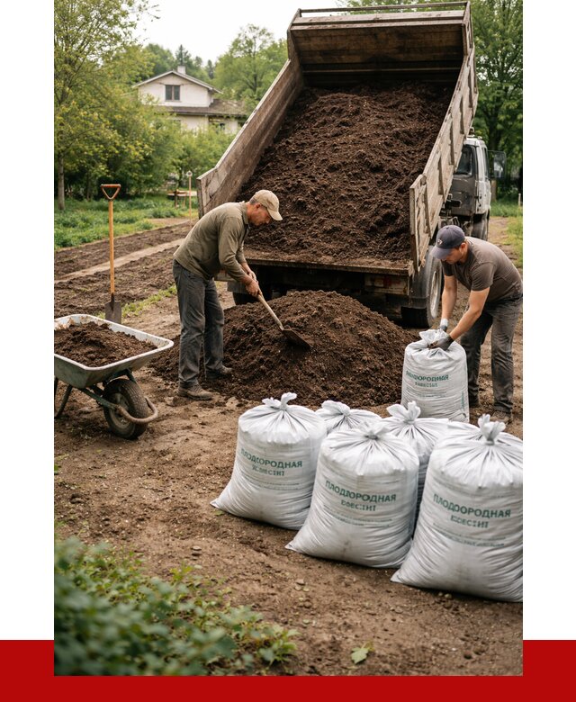 Плодородная смесь в Балашихе от 4306 р./куб с доставкой | ПРОНЕРУДБлш