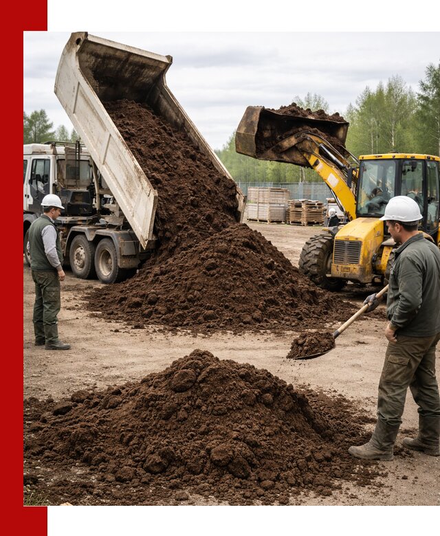 Доставка торфа оптом и в мешках в Балашихе