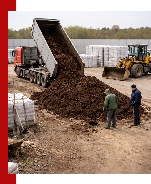 Доставка торфяных смесей оптом и в розницу в Балашихе