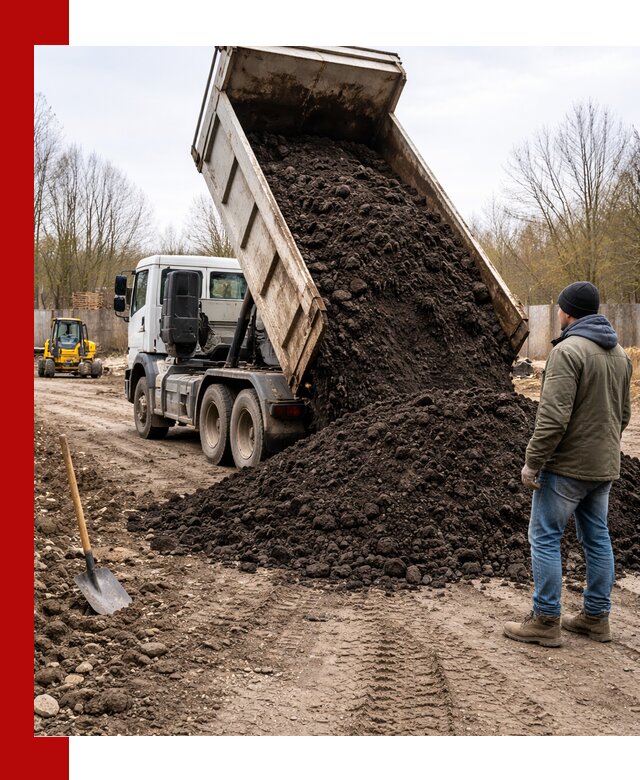 Доставка чернозема навалом в Балашихе быстро и выгодно