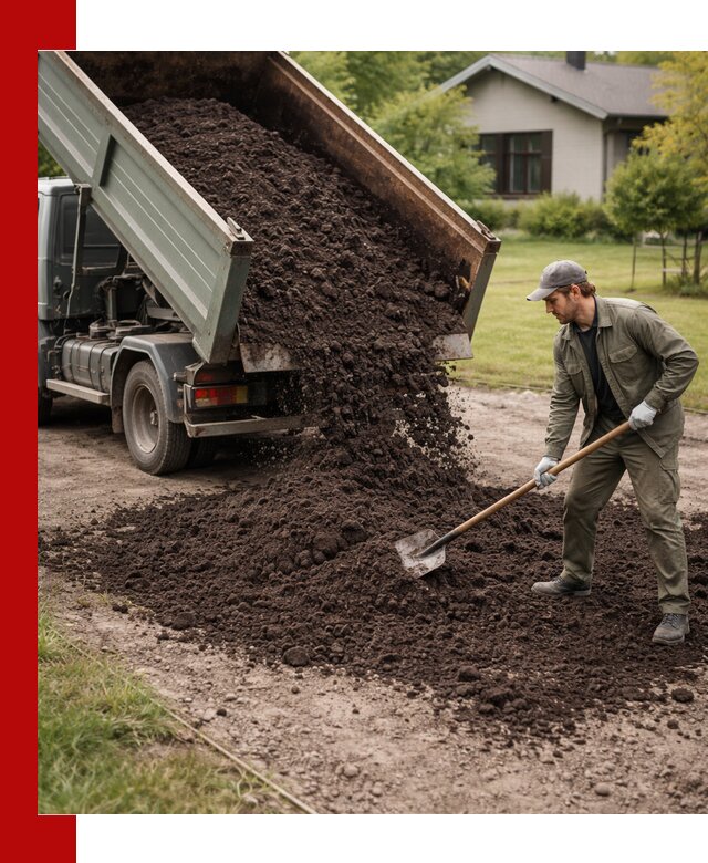 Чернозем для газона с доставкой в Балашихе быстро и качественно