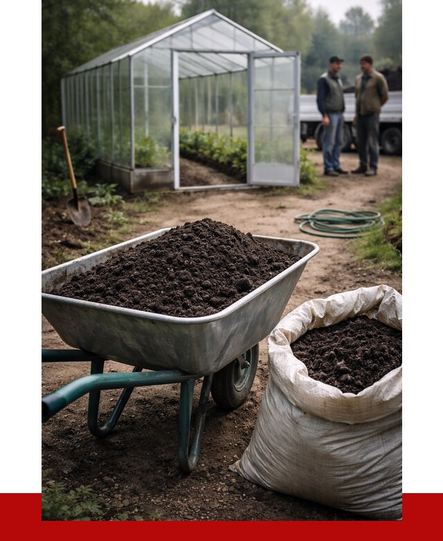 Чернозем для теплицы в Балашихе с доставкой от 1538 р. | ПРОНЕРУДБлш