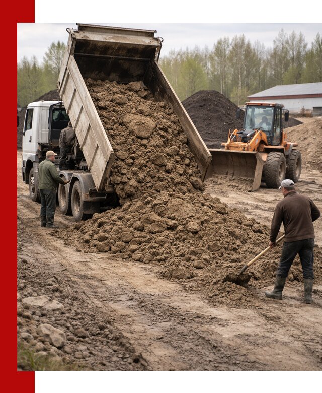 Доставка глин и суглинков в Балашихе оптом и вкрай