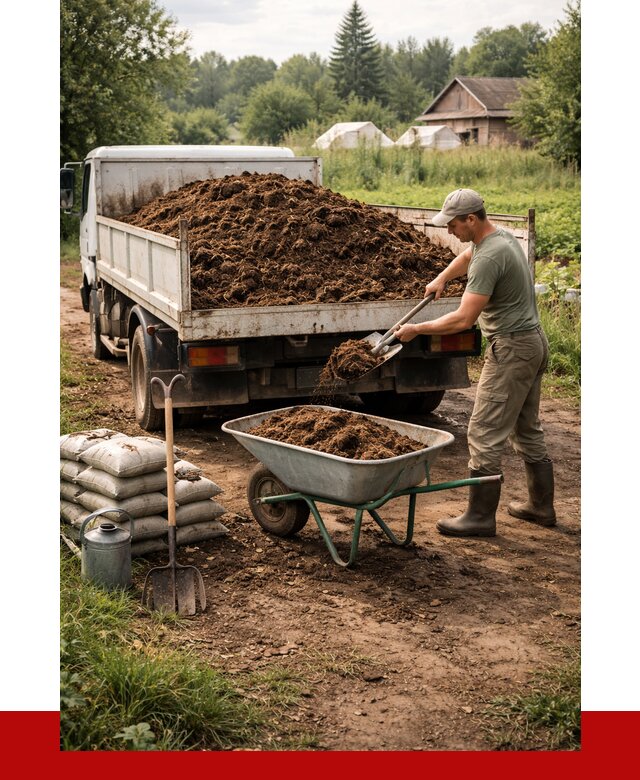 Купить коровий навоз с доставкой в Балашихе от 1846 р. | ПРОНЕРУДБлш