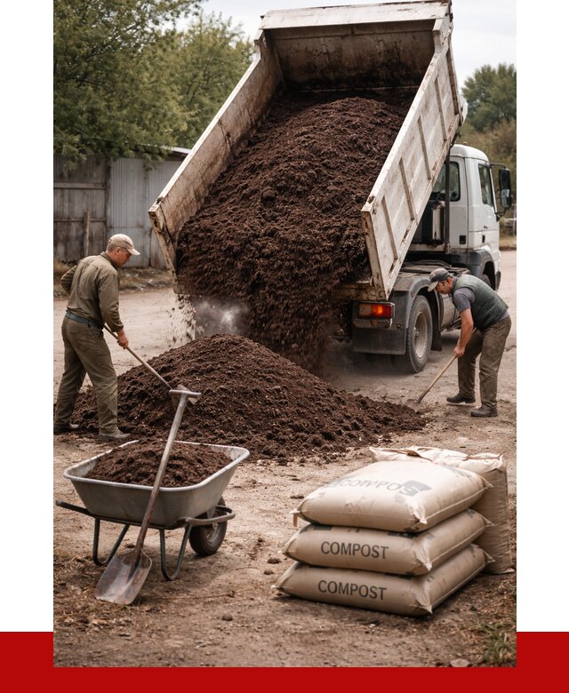 Купить компост в Балашихе от 4306 р. за куб с доставкой | ПРОНЕРУДБлш