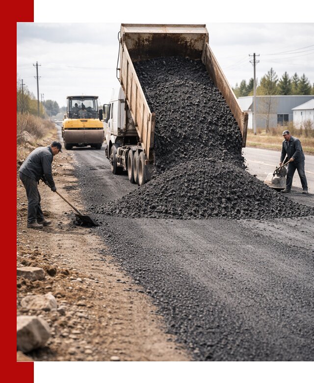 Асфальтовая крошка для дорог в Балашихе — поставка и доставка