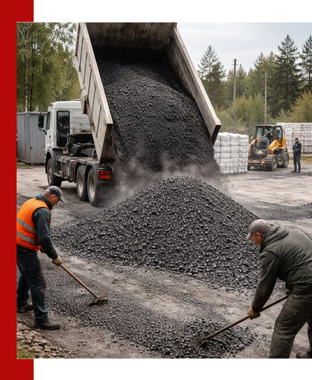 Доставка и продажа асфальтного гранулята в Балашихе