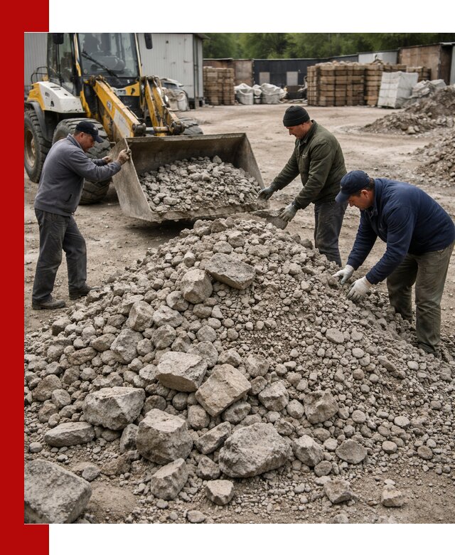 Демонтаж и вывоз бой бетона в Балашихе