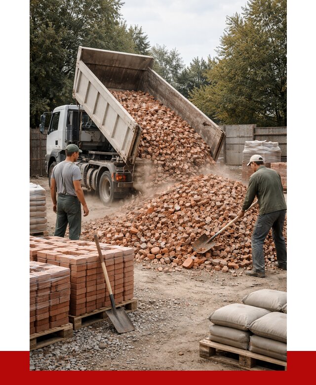 Бой кирпича в Балашихе с доставкой от 4306 руб/куб | ПРОНЕРУДБлш