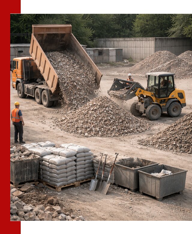 Вторичные материалы для отсыпки в Балашихе — поставка и доставка