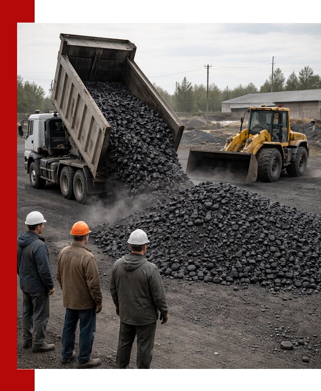 Доставка угля антрацита в Балашихе с самосвалами и погрузкой