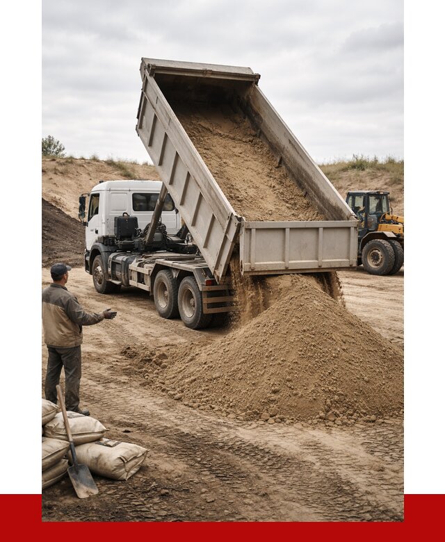 Доставка самосвалом 20 кубов в Балашихе от 7690 р. | ПРОНЕРУДБлш