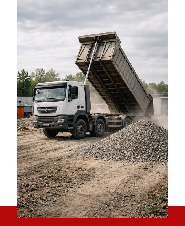 Доставка самосвалом 40 кубов в Балашихе от 9228 р. | ПРОНЕРУДБлш