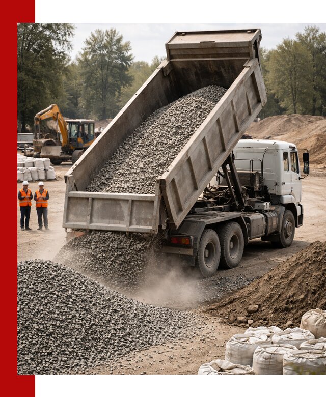 Аренда самосвала в Балашихе для доставки сыпучих и нерудных материалов