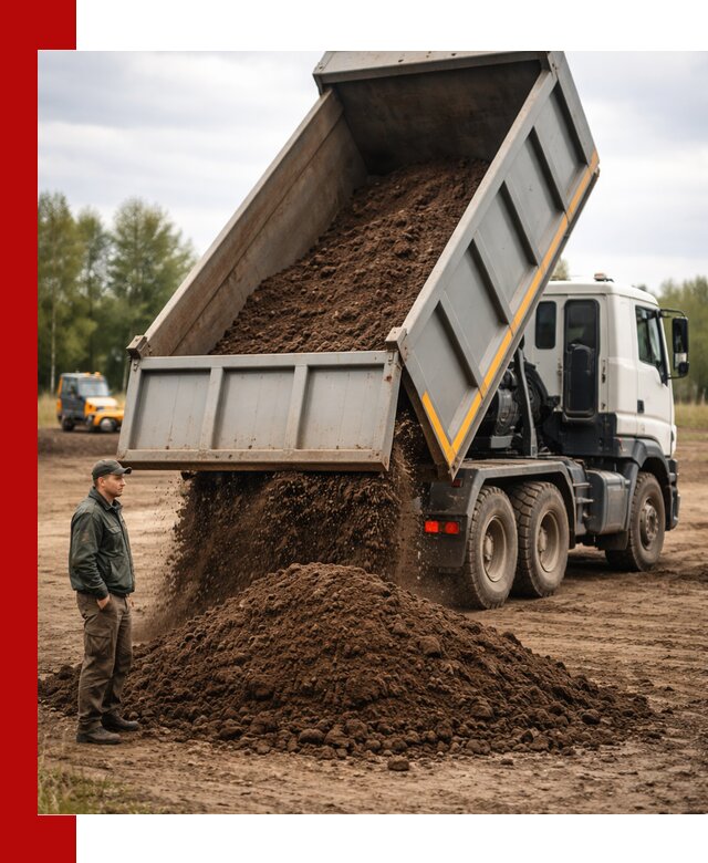 Аренда самосвала с водителем в Балашихе для сыпучих грузов и навоза