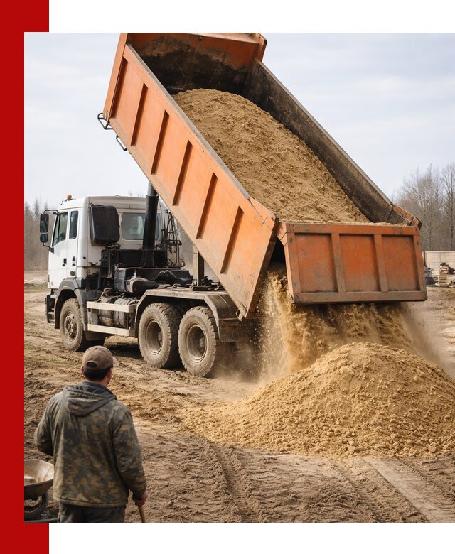 Аренда самосвала 20 тонн для перевозки грузов в Балашихе