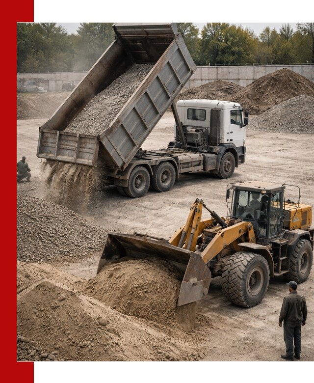 Перевозка сыпучих грузов самосвалами и бортовыми в Балашихе