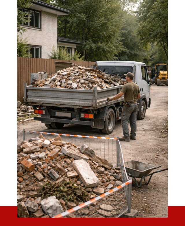 Вывоз строительного мусора с погрузкой в Балашихе от 7690 р | ПРОНЕРУДБлш