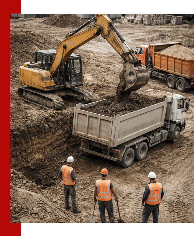 Разработка грунта для строительства и благоустройства в Балашихе