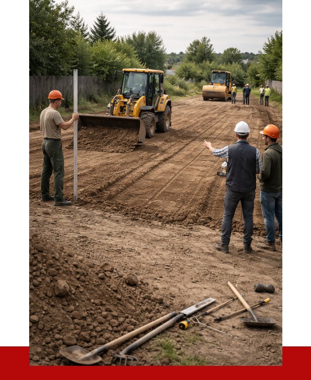 Планировка участка грунтом в Балашихе от 4614 р ПРОНЕРУДБлш
