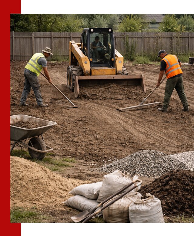 Выравнивание участка под строительство и благоустройство в Балашихе